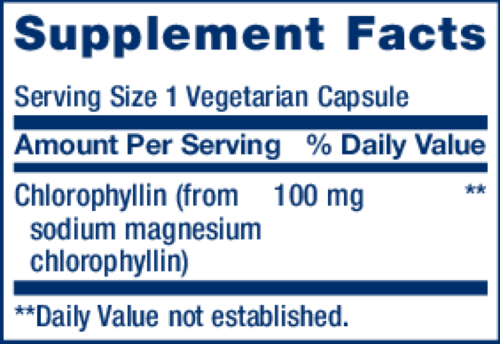 Product image for Chlorophyllin 100mg.
