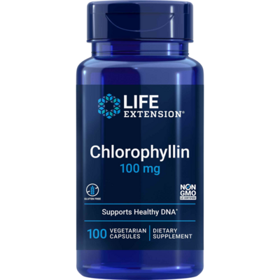 Chlorophyllin 100mg 100 capsules