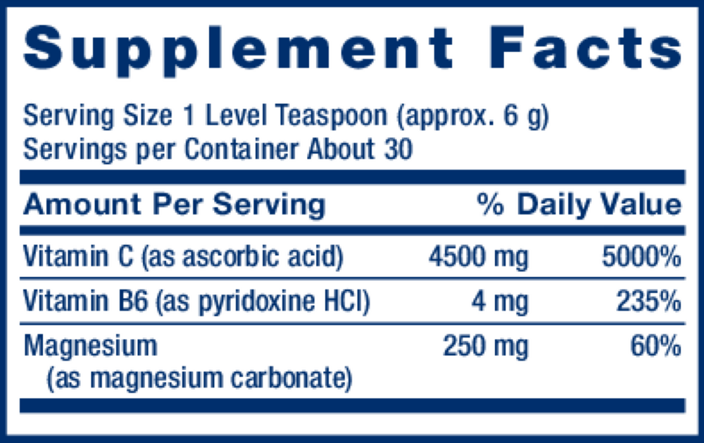 Product image for Effervescent Vitamin C Magnesium Crystals.