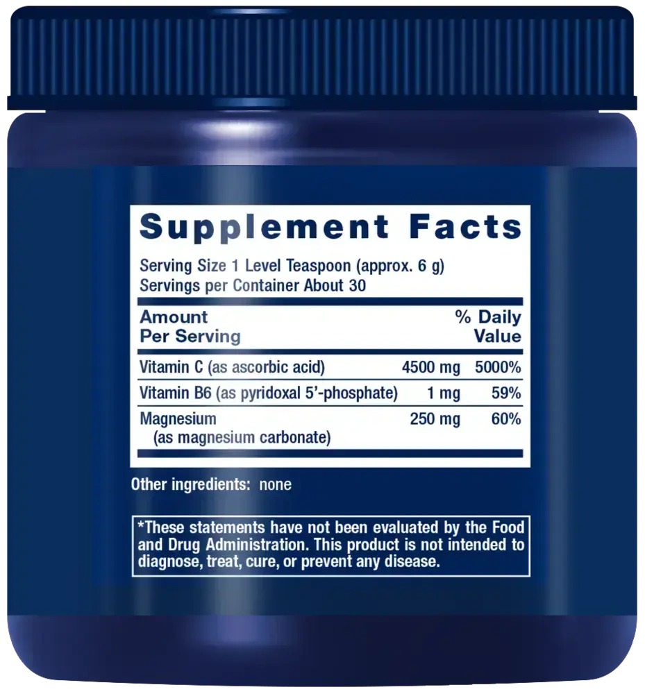 Product image for Effervescent Vitamin C Magnesium Crystals.