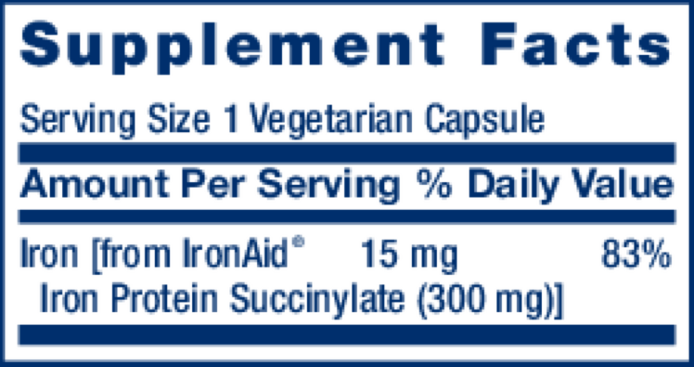 Product image for Iron Protein Plus 300mg.