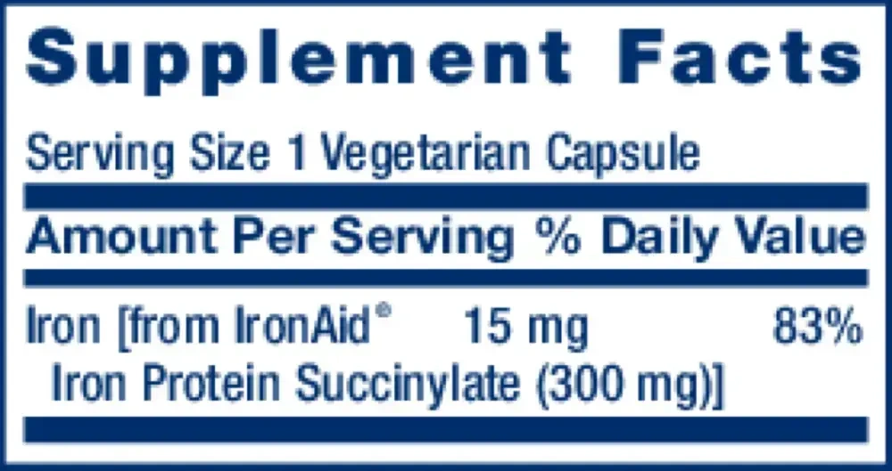 Product image for Iron Protein Plus 300mg.