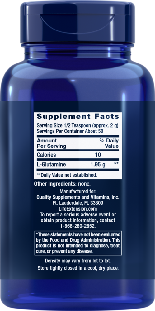 Product image for L-Glutamine Powder.