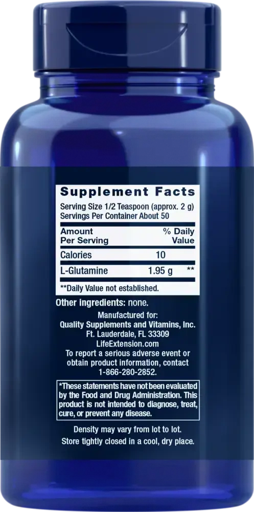 Product image for L-Glutamine Powder.