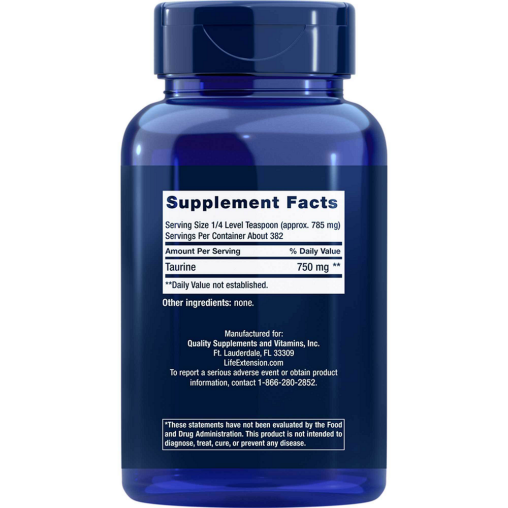 Product image for L-Taurine Powder.
