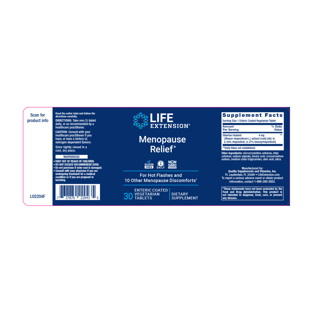 Product image for Menopause Relief.