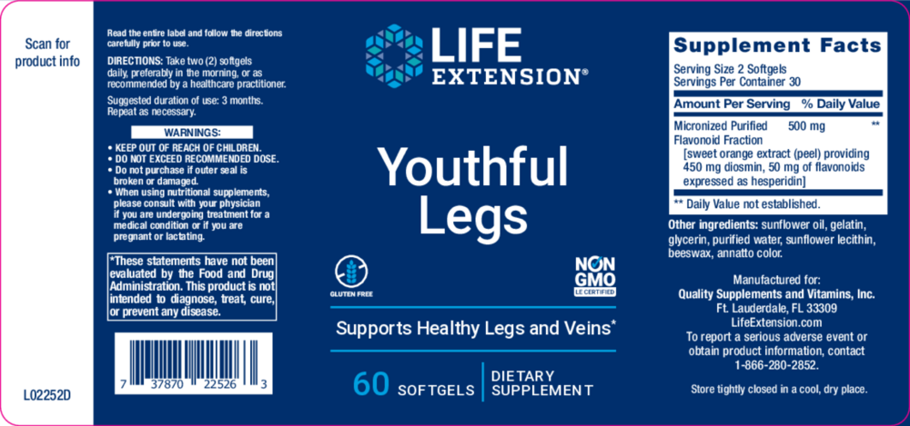 Product image for Youthful Legs.