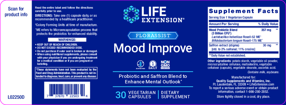 Product image for FLORASSIST® Mood Improve.