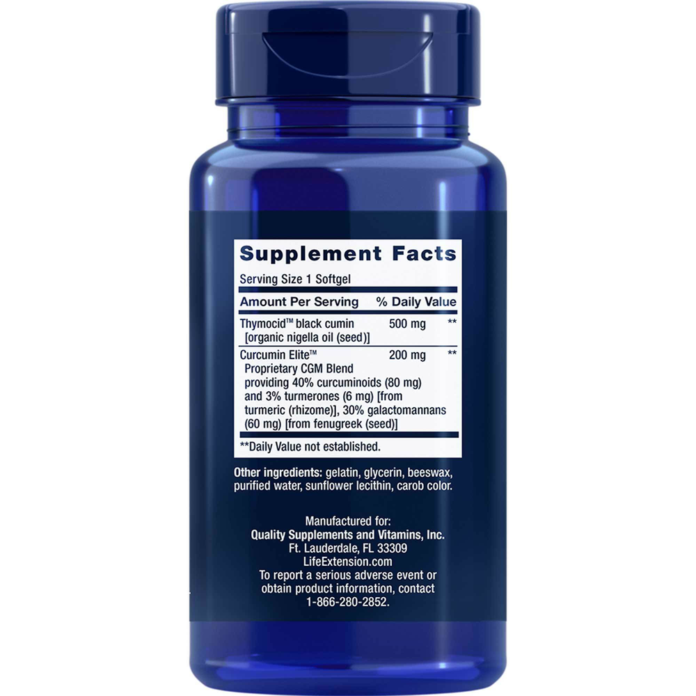 Product image for Black Cumin Seed Oil and Curcumin Elite™ Turmeric Extract.