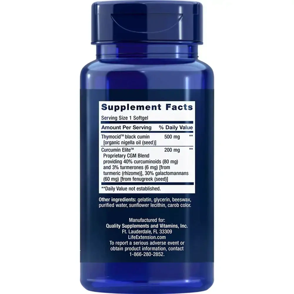 Product image for Black Cumin Seed Oil and Curcumin Elite™ Turmeric Extract.