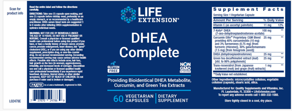 Product image for DHEA Complete.