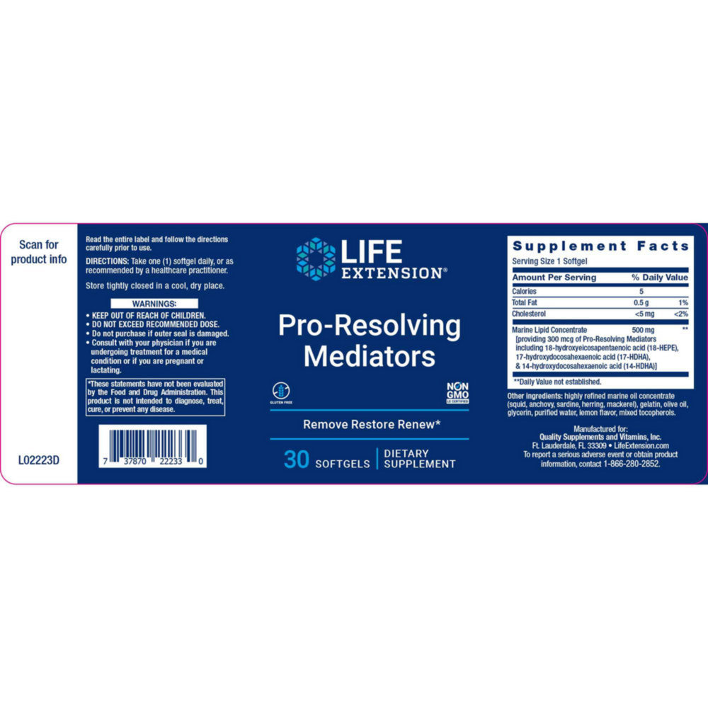 Product image for Pro-Resolving Mediators.