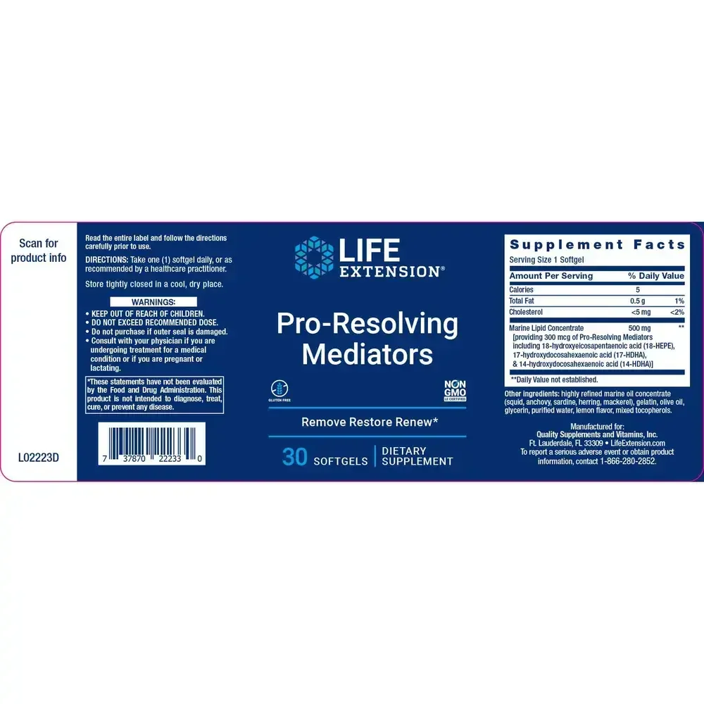 Product image for Pro-Resolving Mediators.