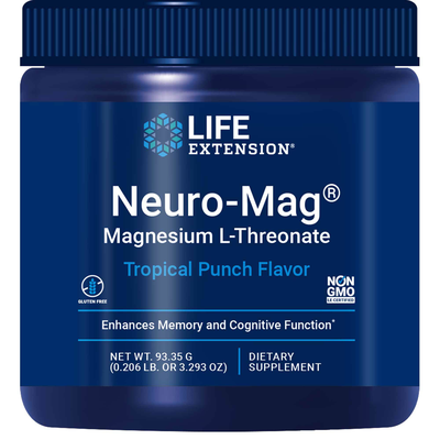 Neuro-Mag® Magnesium L-Threonate (Tropical Punch) 93.35 Grams