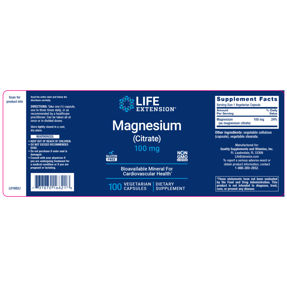 Product image for Magnesium (Citrate).