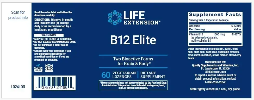 Product image for B12 Elite.