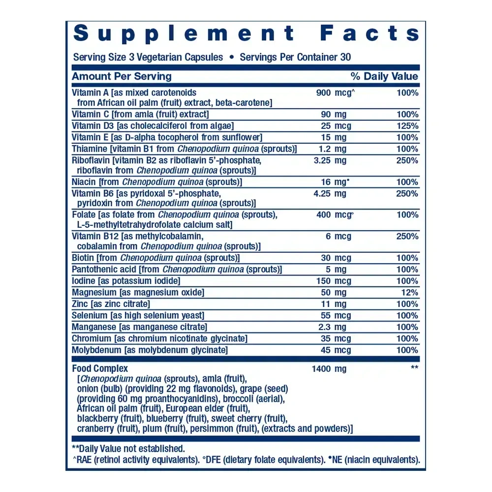 Product image for Whole Food Multivitamin.