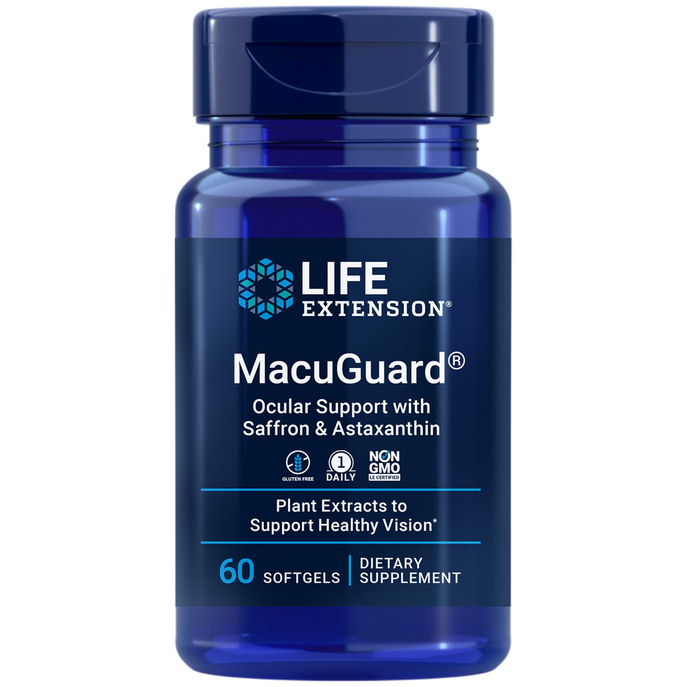 MacuGuard® Ocular Support with Saffron & Astaxanthin product image