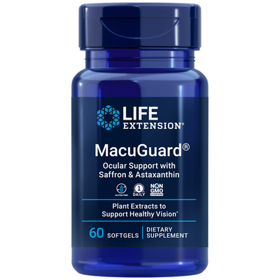 MacuGuard® Ocular Support with Saffron & Astaxanthin 60 Softgels