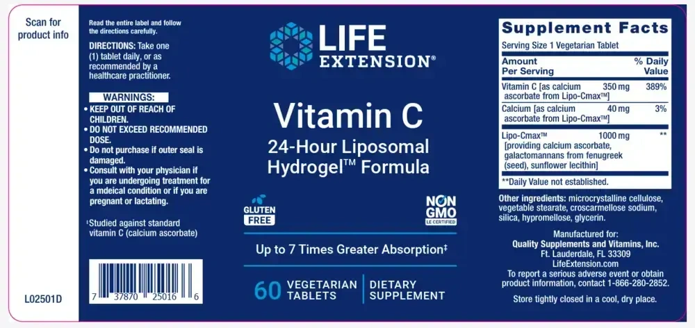Product image for Vitamin C 24-Hour Liposomal Hydrogel™ Formula.