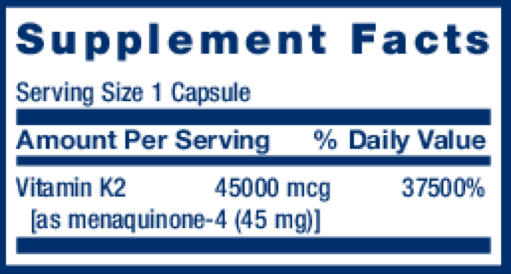 Product image for Mega Vitamin K2.