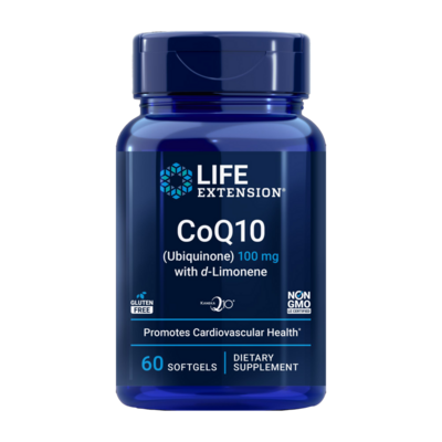 CoQ10 (Ubiquinone) with d-Limonene 60 Softgels