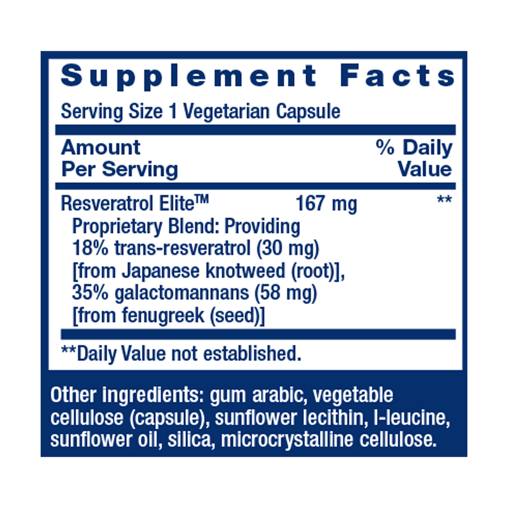 Product image for Resveratrol Elite.