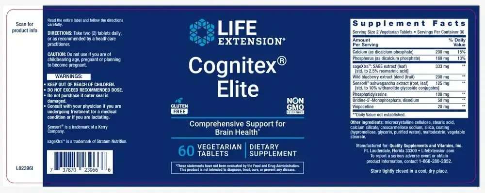 Product image for Cognitex® Elite.