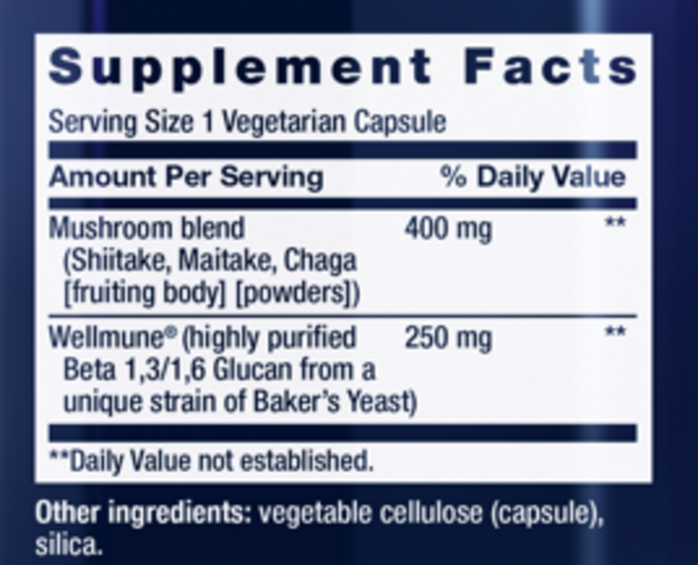Product image for Mushroom Immune with Beta Glucans.