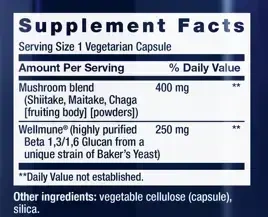 Product image for Mushroom Immune with Beta Glucans.