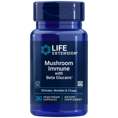 Mushroom Immune with Beta Glucans 30 capsules