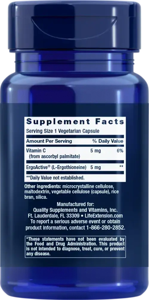 Product image for Essential Youth L-Ergothioneine.