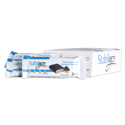 Dark Chocolate Coconut Cashew Nutrition Bars 12 bars