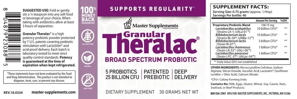Product image for Granular Theralac.