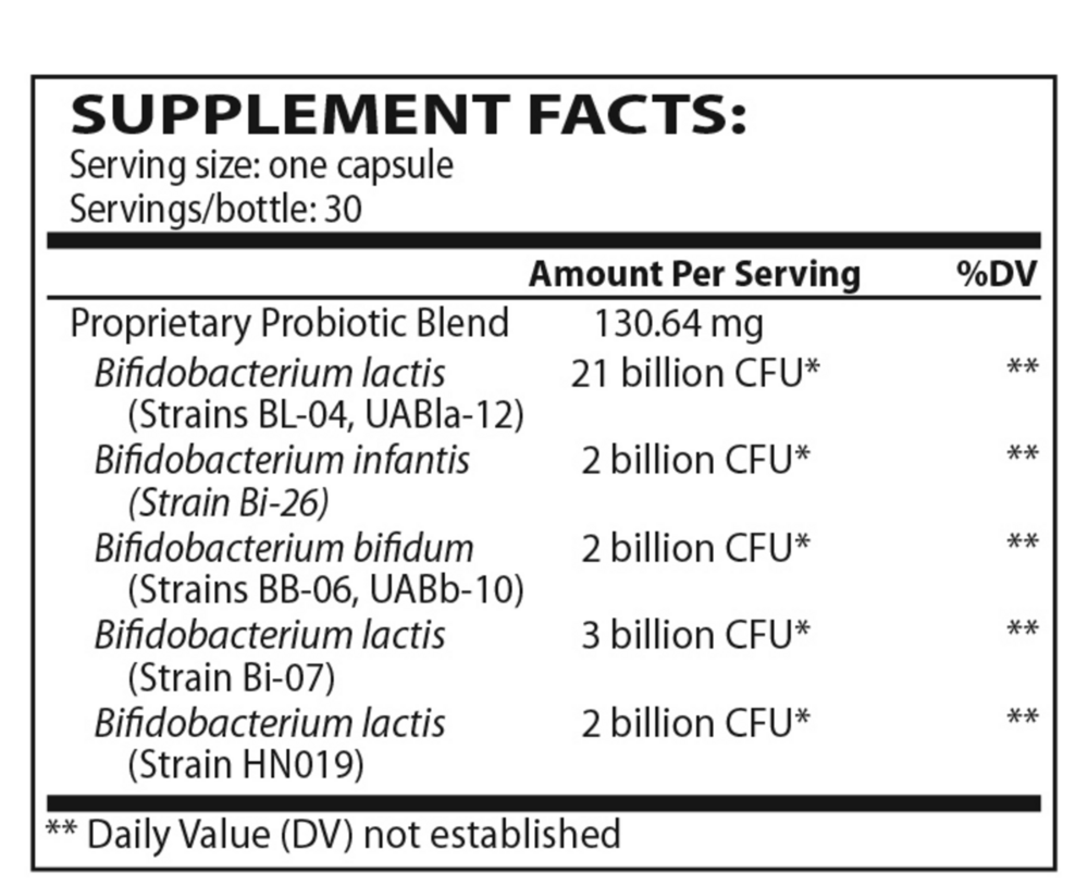 Product image for TruBifido Probiotic Colon Formula.