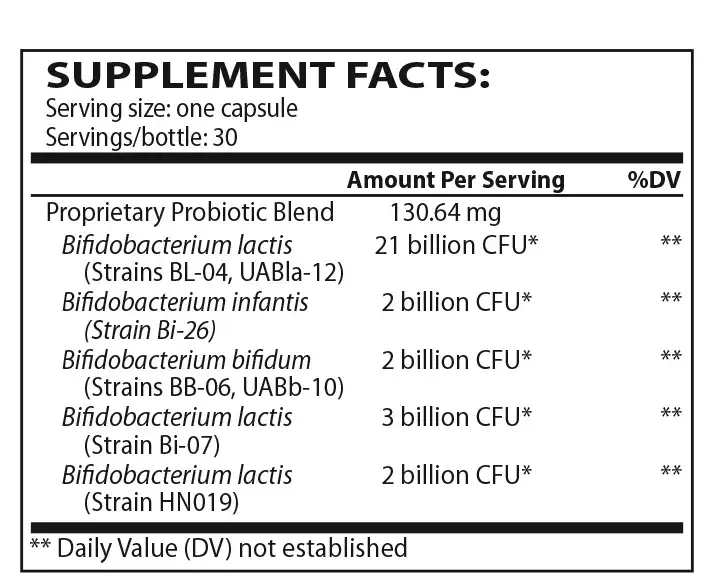 Product image for TruBifido Probiotic Colon Formula.