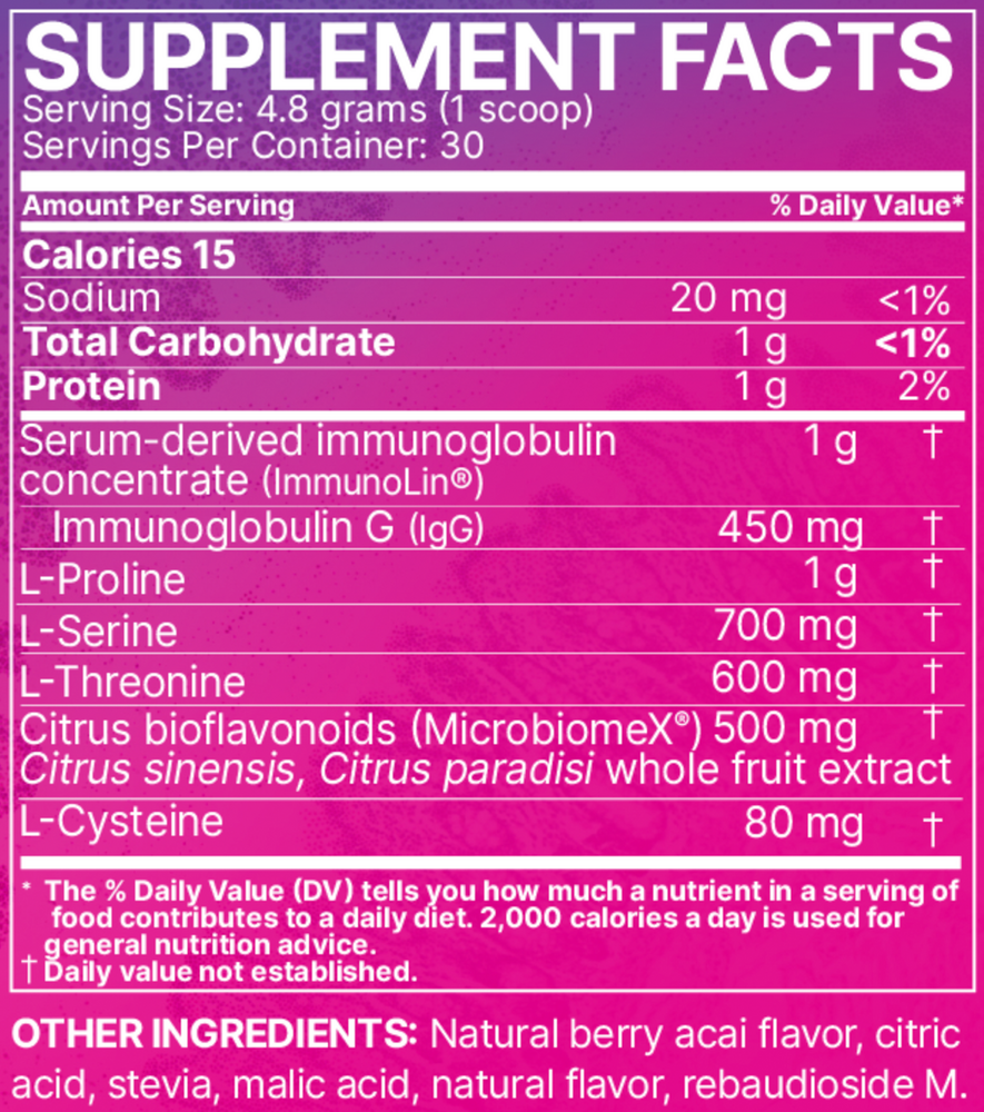 Product image for MegaMucosa - Berry Acai Flavored.
