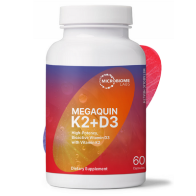 Product image for MegaQuinD3 (60 capsules). Discontinued.