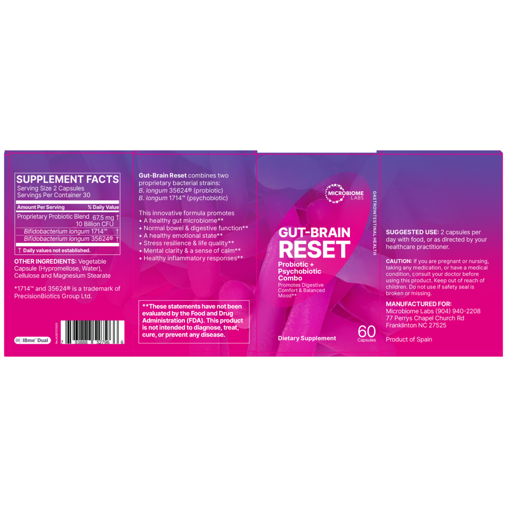 Product image for Gut-Brain Reset (formerly Zenbiome Dual).