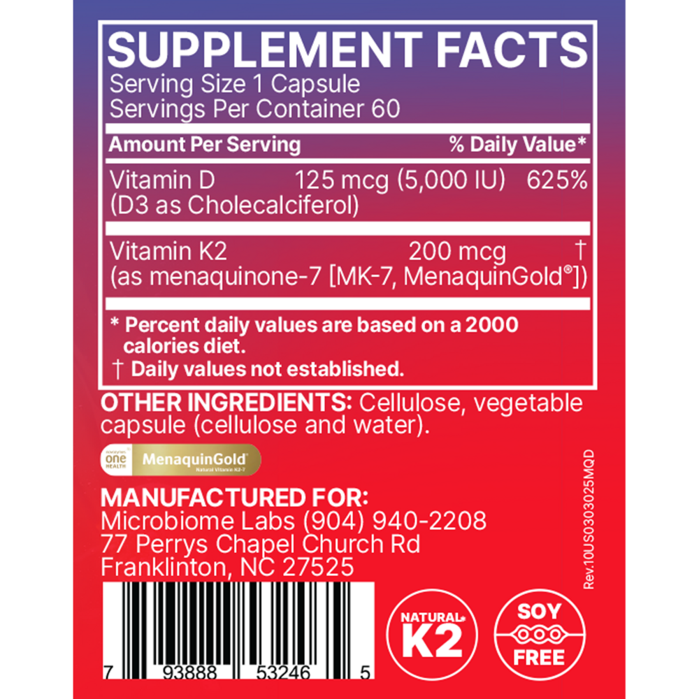 Product image for Megaquin K2+D3.