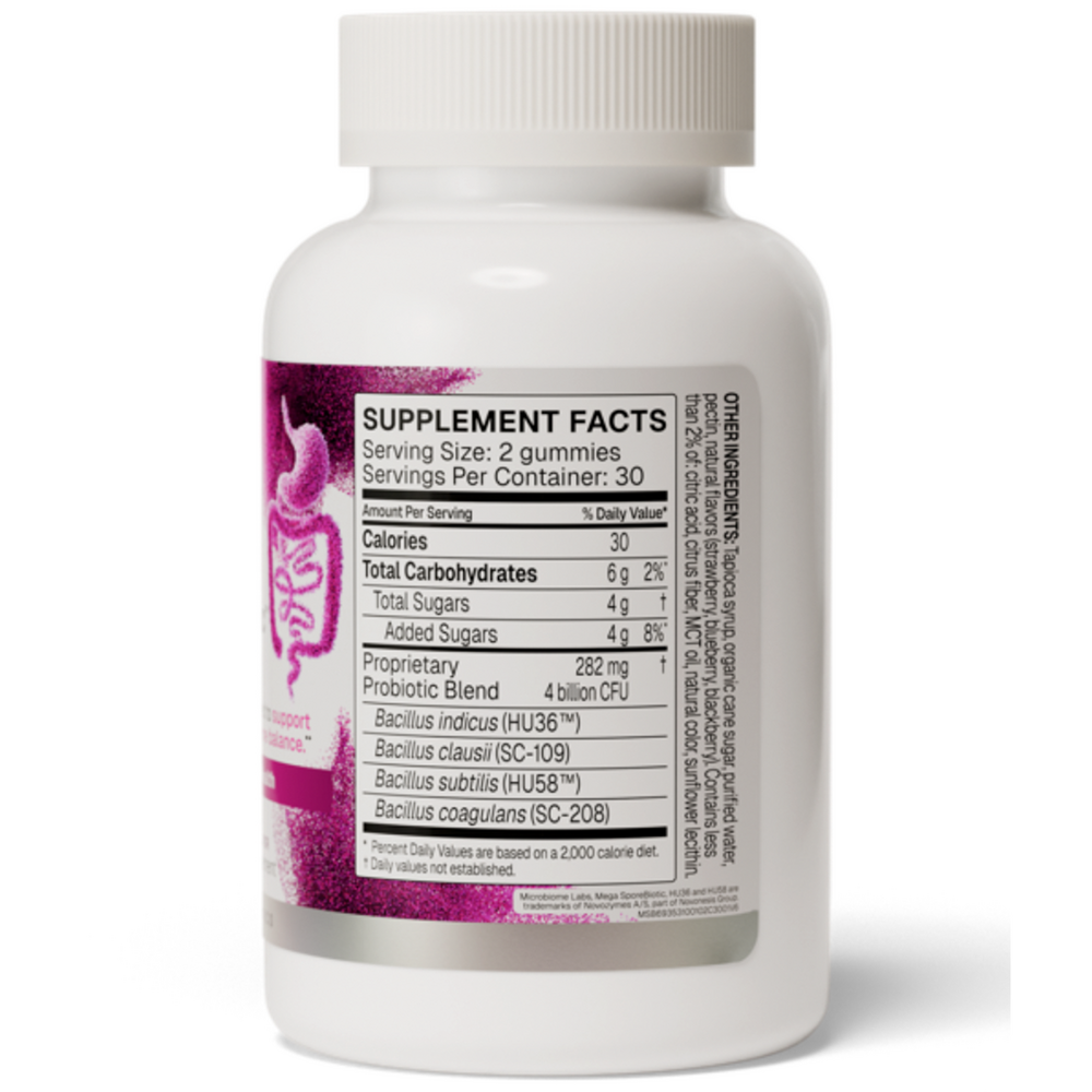 Product image for MegaSporeBiotic Gummies.