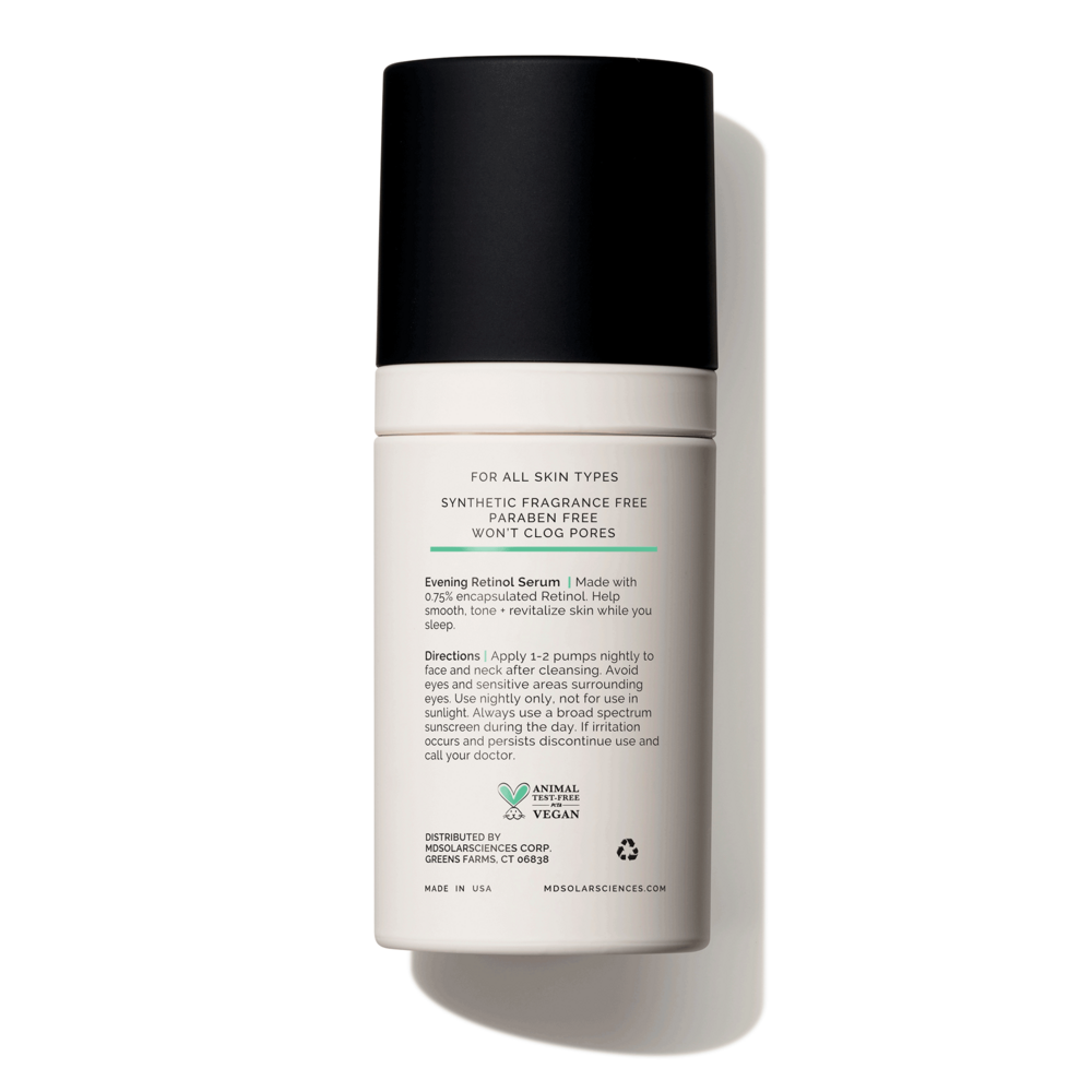 Product image for Evening Retinol Serum.