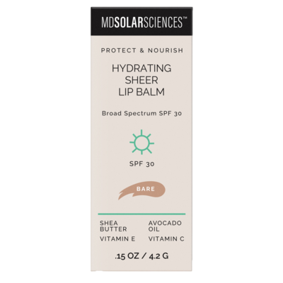 Hydrating Sheer Lip Balm Bare SPF 30 0.15 Ounces