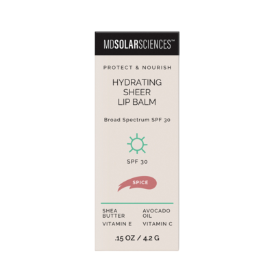 Hydrating Sheer Lip Balm Spice SPF 30 0.15 Ounces