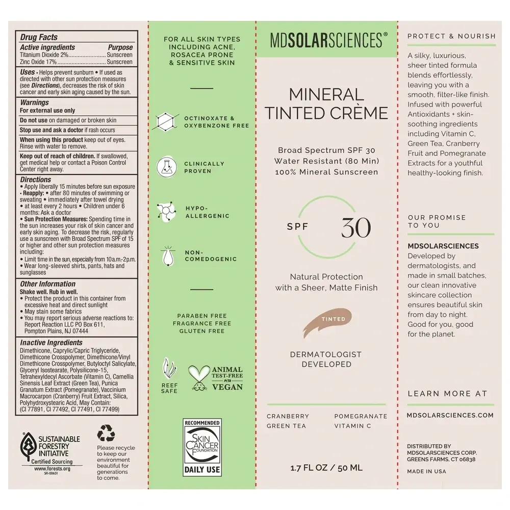 Product image for Mineral Tinted Crème SPF 30.