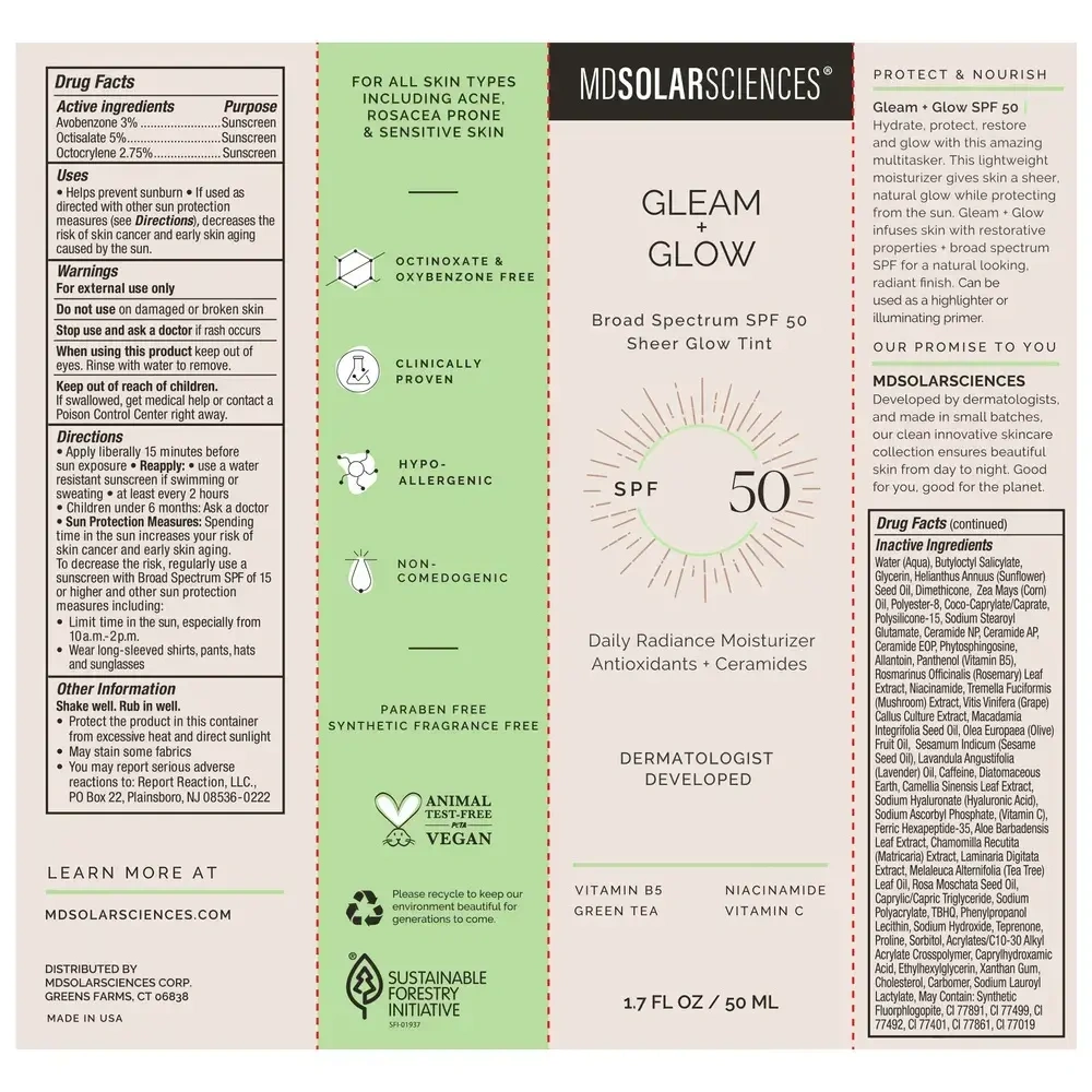 Product image for Gleam + Glow SPF 50.