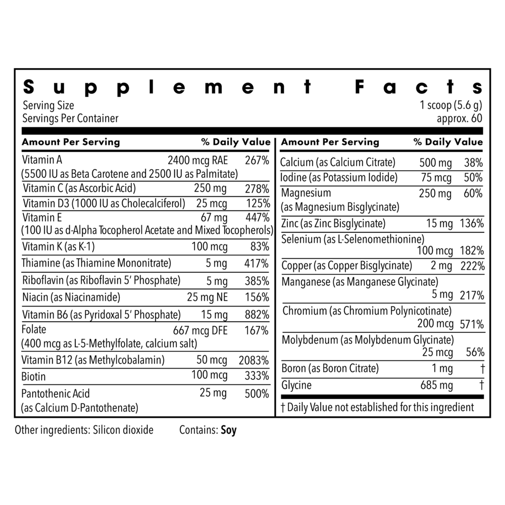 Product image for Custom Vitamin/Mineral Powder.