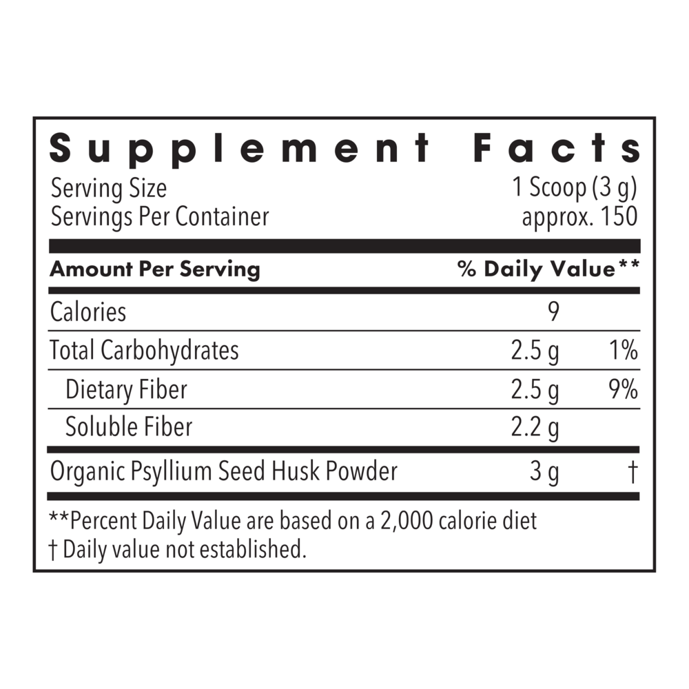 Product image for Psyllium Husk Powder.