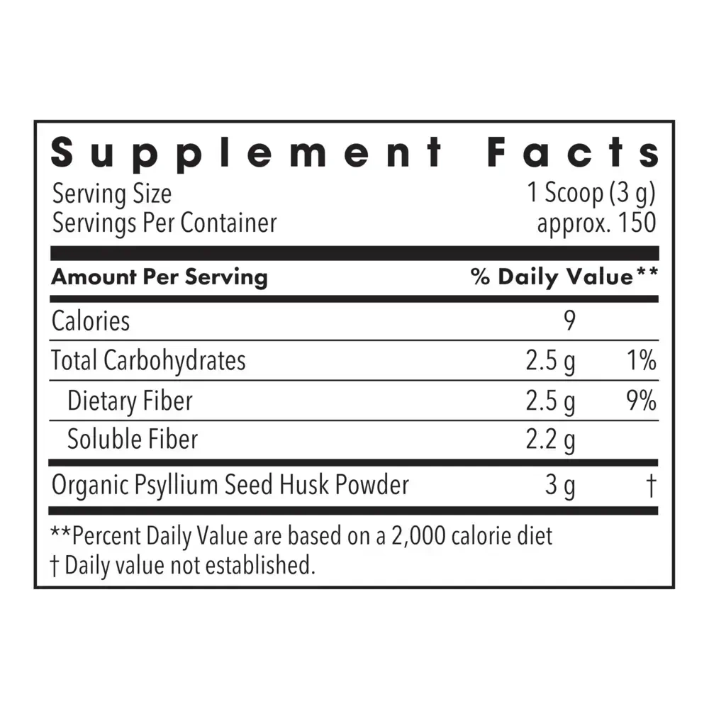 Product image for Psyllium Husk Powder.