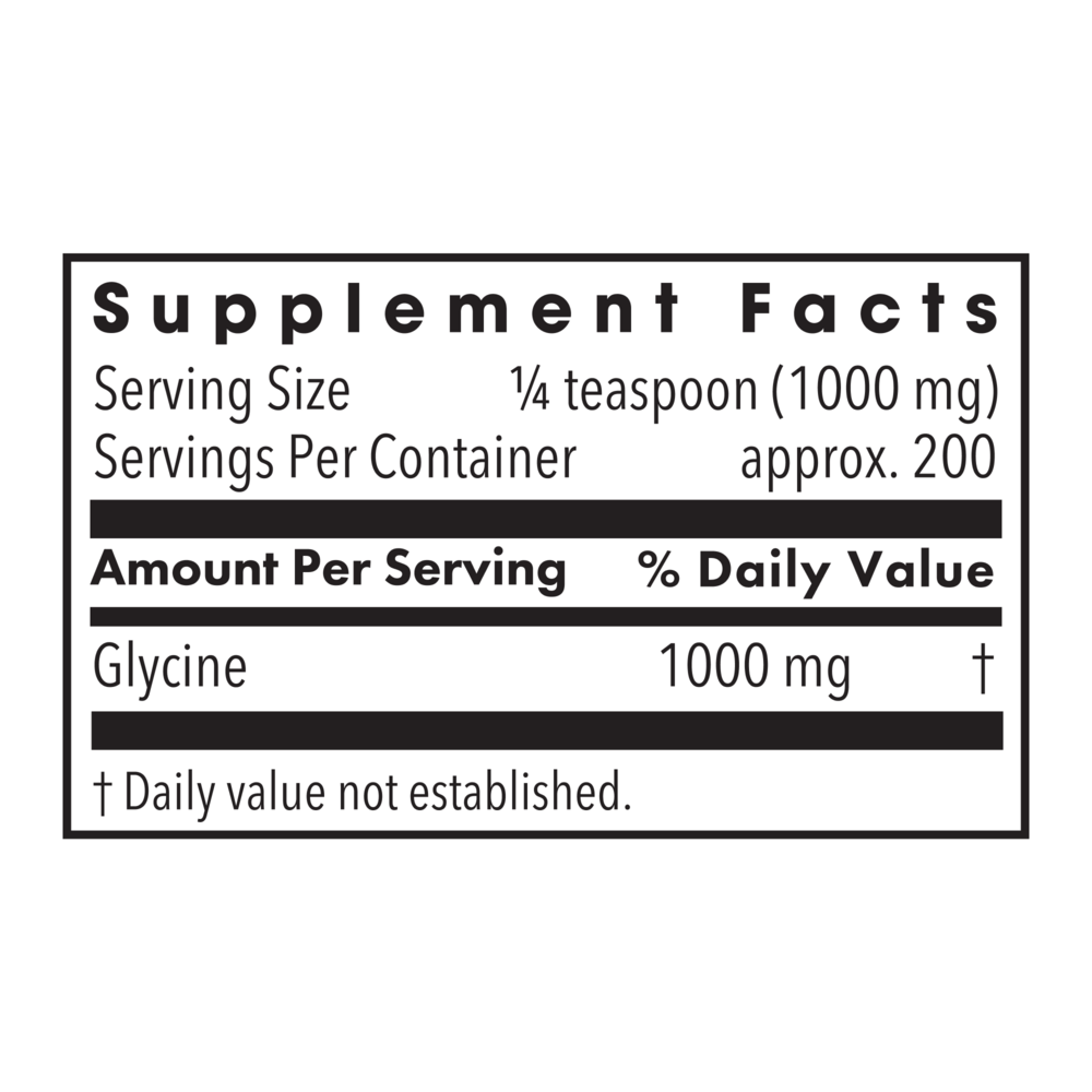 Product image for Glycine Powder.
